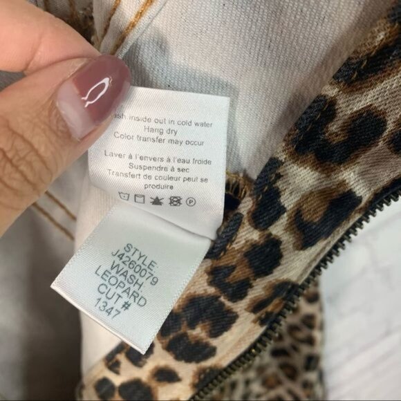 Veronica Beard Jeans Liza Leopard Denim Dress Women Black Brown 2/ XS-0373 - Picture 10 of 11